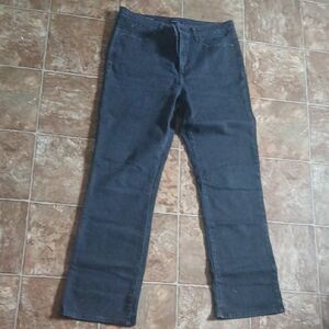 GUC Talbots Black Barely Boot Women's Jeans Size 12